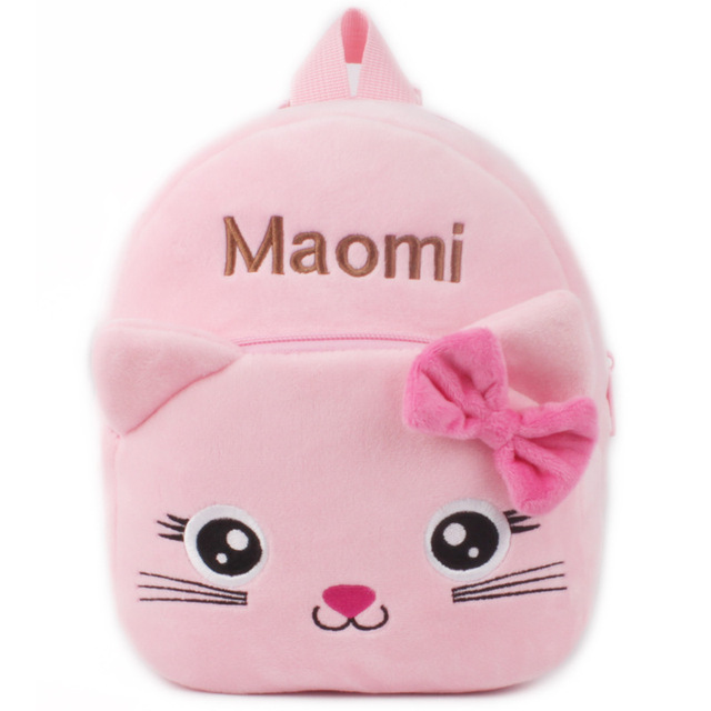 Baby Plush Backpack Cute Kindergarten Backpacks For Kids Boy Girl 3D Cartoon Animal Baby Bags 0-4 Years Children Book Bag