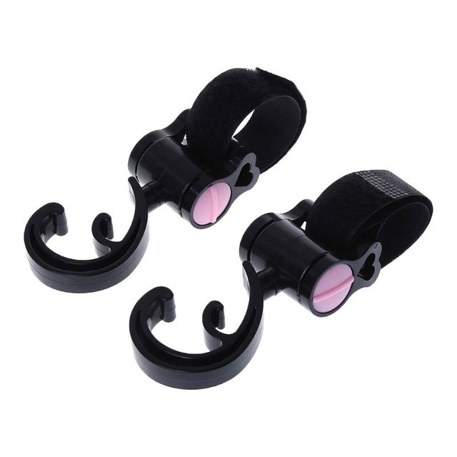 2pcs/set Baby Stroller Hook Hooks Strong Strong Shopping Bag Storage Hanger Hanging Carriage Carriage Multifunctional Outdoor