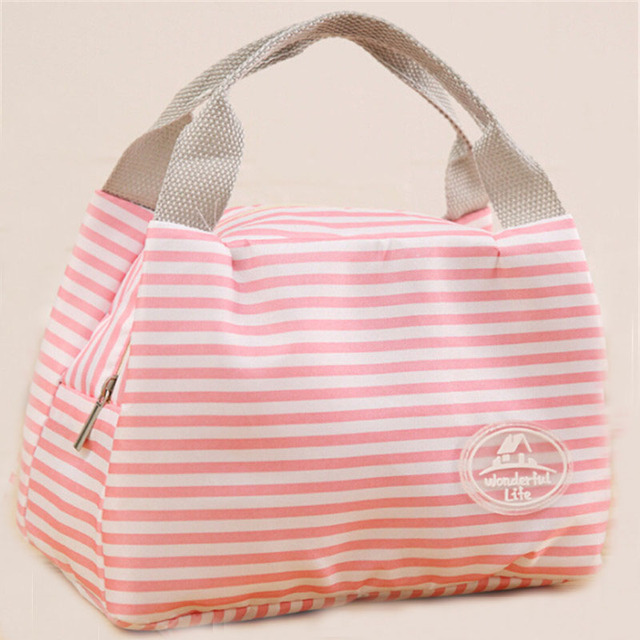 Fashion Portable Insulated Oxford Cloth Print Lunch Bag Thermal Food Picnic Lunch Bags For Women Kids Men Lunch Bag Tote