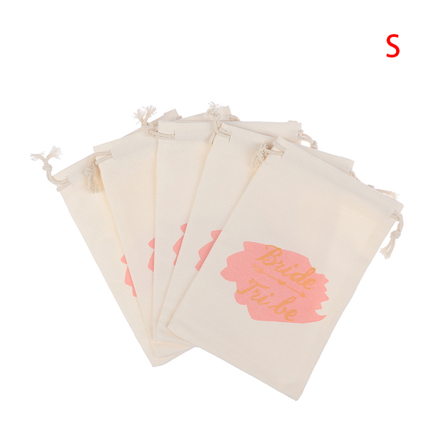 5pcs Tribe Bride Party Gift Bag Team Bride To Be Wedding Bridesmaid Gift Bags Pochon Mochila Femenina Bolsas De Tela Tote Bag