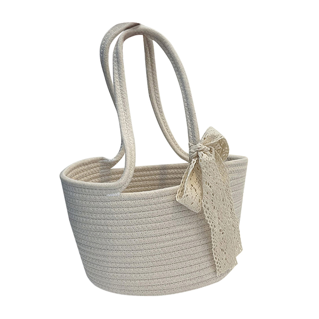 Elegant Ladies Straw Tote Bags Ladies Vacation Beach Casual Tote Fashion Handbag Vintage Shoulder Bag Straw Shoulder Bag