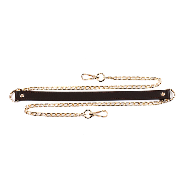 120cm Bag Chain Replacement Metal Chain PU Leather Bag Straps DIY Handbag Handles Shoulder Straps Accessories Bag Handles