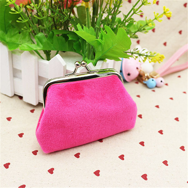 Women Corduroy Small Wallet Coin Purse Clutch Handbag Bag Girls Card Holder Keychain Bag Sanitary Napkins Travel Makeup Bag