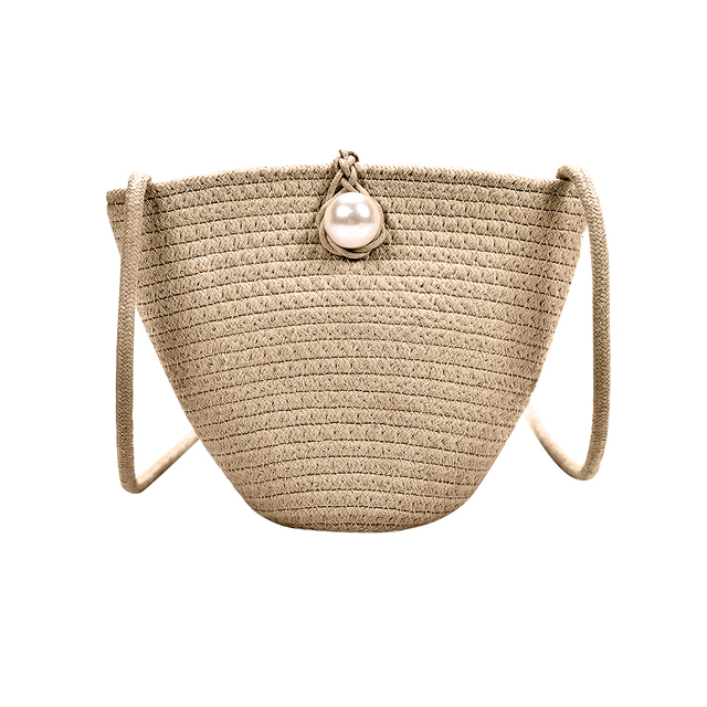 Summer Women Bag Knitted Beach Shoulder Bag Fashion Knitted Straw Crossbody Bag Women Messenger Bag Knitted Handbag Handbag 2022