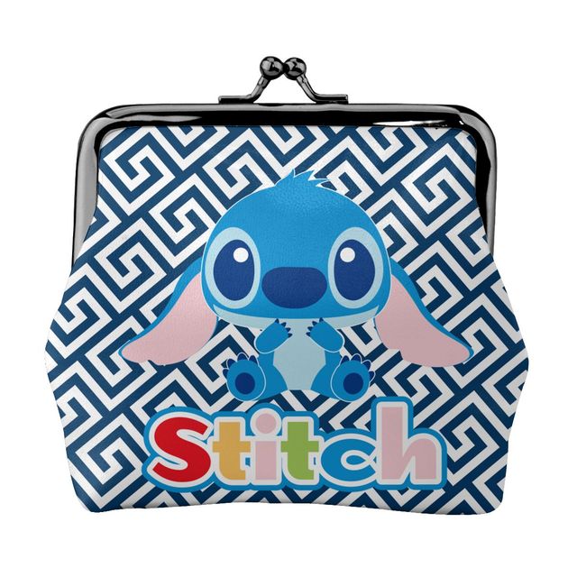 2022 Disney Stitch Female Small Wallet Luxury PU Wallet Coin Purses Women Girl Trend Card Holder Designer Clutch Bag Cartoon