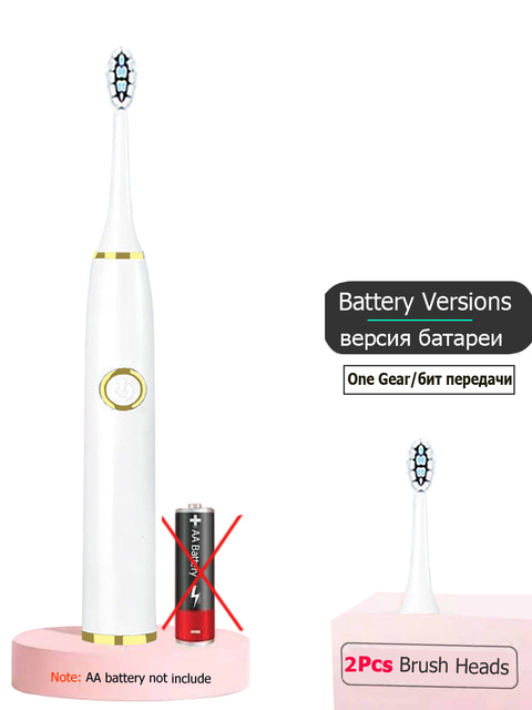 Newest Sonic Electric Toothbrush For Adult Kids Smart Timer Rechargeable Whitening Toothbrush IPX7 Waterproof 4 Brush Head