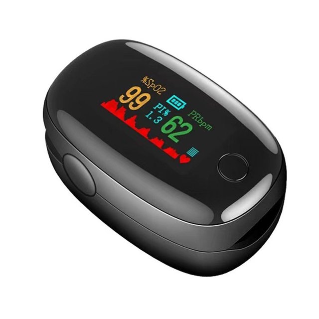 SMH-01 Durable Portable Finger Pulse Oximeter Sports Finger Clip LED Screen Heart Rate Monitor Blood Oxygen Saturation Meter