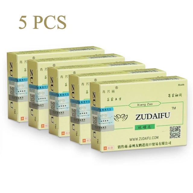 5/10pcs Zudaifu Skin Lightening Soap Handmade Bleaching Soap for Face Bleaching Psoriasis Acne Eczema Antibacterial Health Tool