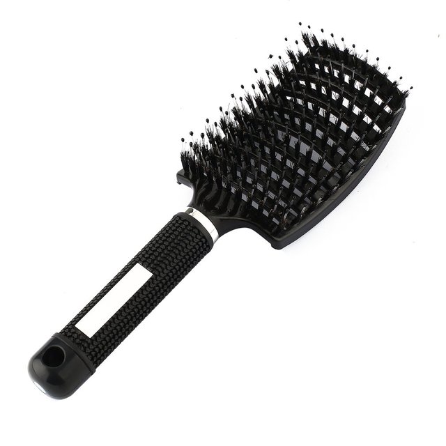 Women Men Hair Scalp Massage Bristle Comb & Nylon Brush Wet Curly Detangling Hair Brush for Salon Hairdressing Styling Tools