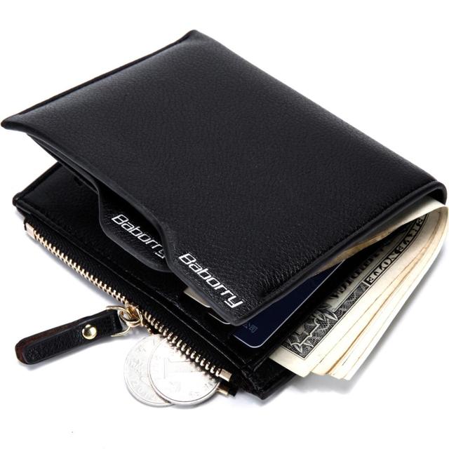 Baborry - men's wallet with RFID lock, id card holder, credit card wallet, rfid wallet