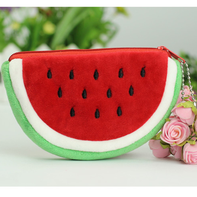 All Cartoon Fruits Coin Bag Clutch New 8cm Pineapple Orange Plush Coin Purse Purse Pouch; Baby Coin Bag Pouch Purse