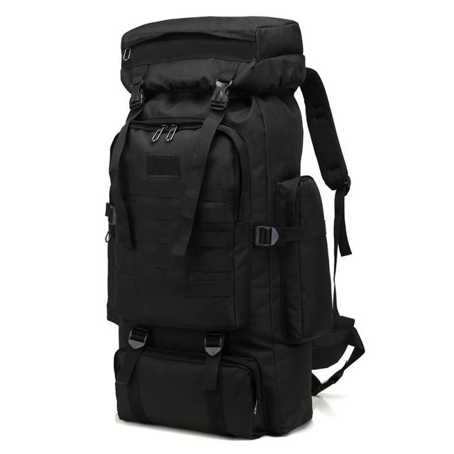 80L Outdoor Sports Tactical Backpack Large Capacity Oxford Fabric Waterproof Men Camping Hiking Hunting Bag Travel Bag