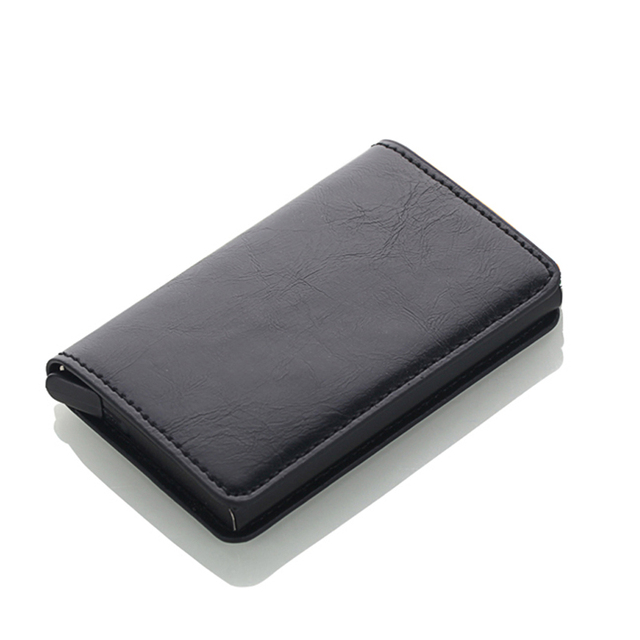 2022 Anti-Blocking Credit Card Holder Mens Metal Card Case RFID Aluminum Business Minimalist Travel Card Wallet