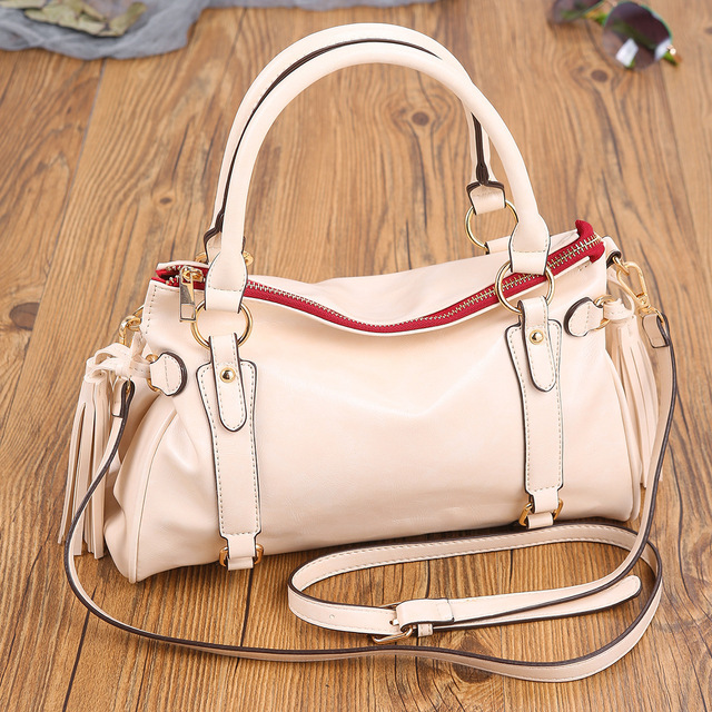 Vintage Shoulder Bag Women Retro Purses Crossbody Bowling Bag Luxury Soft Leather Elegant Leather Handbags And Purses 2021 New