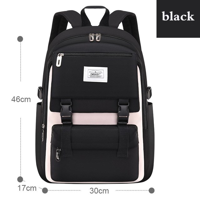 2021 Children Backpack New Large Capacity School Bags Teenagers Leisure Backpack Lightweight Wearable British Style