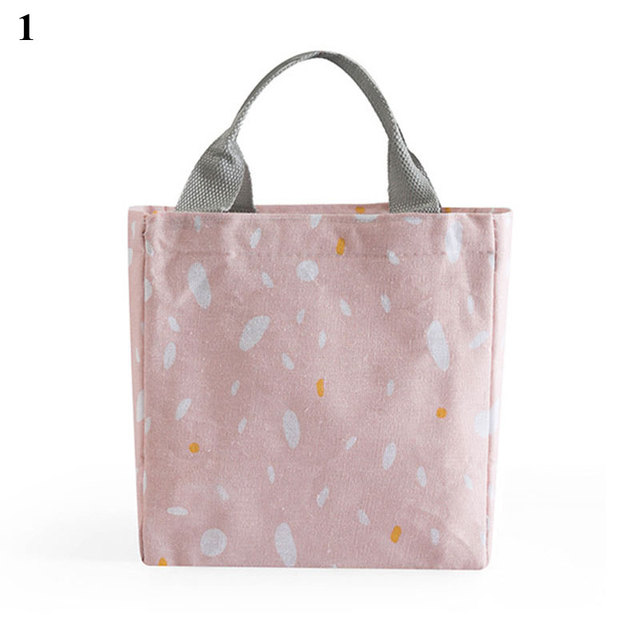 Spot Print Tote Black Thermal Bag Waterproof Oxford Beach Lunch Bag Food Picnic Bolsa Termica Women Kid Men Cooler Bag New