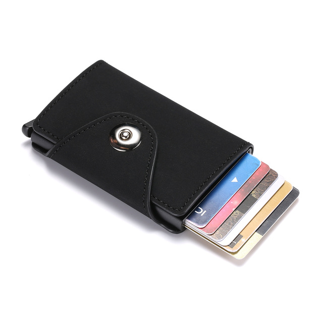 Personalized RFID Wallet for Men and Women Name Aluminum Metal Wallet Business Card Holder