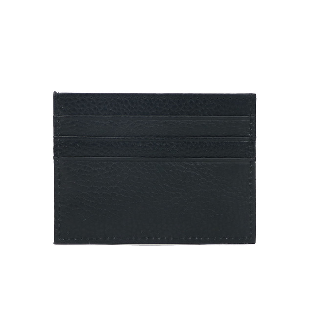 Free Custom Leather Card Case 100% Cowhide Credit Card Holder Mini Wallet Men Women Pocket Card Wallet With 6 Card Slots