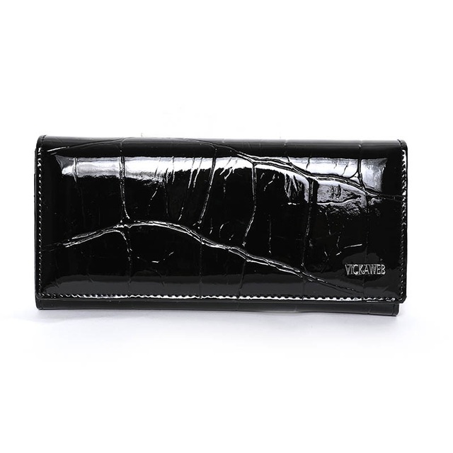 Genuine Leather Long Wallet With Magnetic Closure For Women Free Gift Fashion Wallet