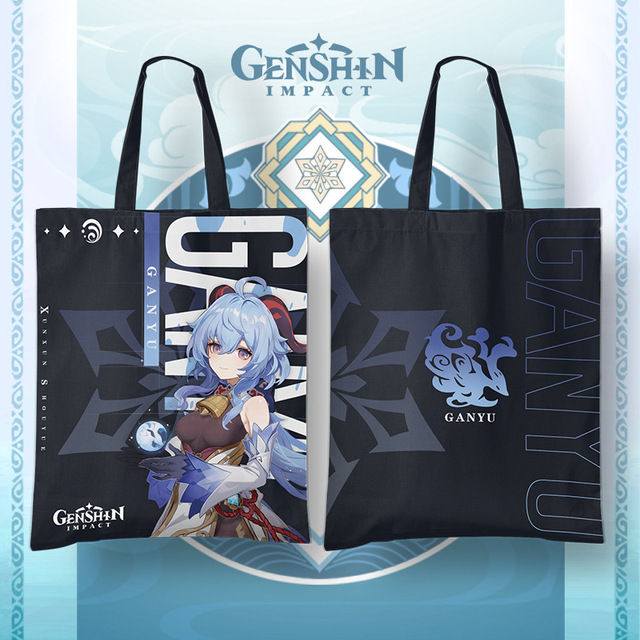 Jinshin Effect Two-Dimensional Project Kaidehara Kazuha Cartoon Anime Manga Game Peripheral Shoulder Bag Shopping Storage Bag