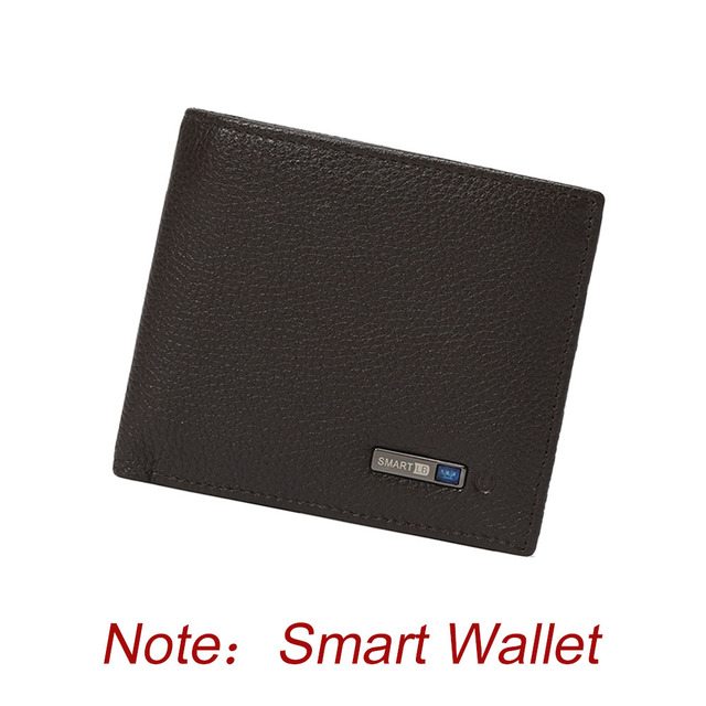 Smart Anti-lost Wallet Tracker Genuine Leather Men Wallets Soft Bluetooth Compatible Leather Wallet Male Luxury Men Wallet