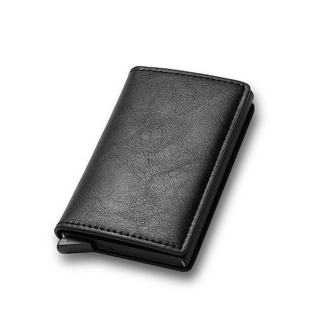 Carbon Fiber Rfid Card Holder Men Wallets Money Bag Male Vintage Black Male Wallet 2021 Leather Small Small Slim Wallets Wallets