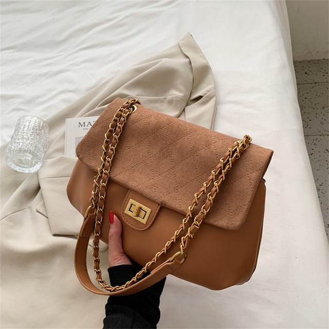 Women's Classic Handbag Purses Luxury Designer Simple Shoulder Crossbody Messenger Bag Female Ladies High Quality Clutch Bag