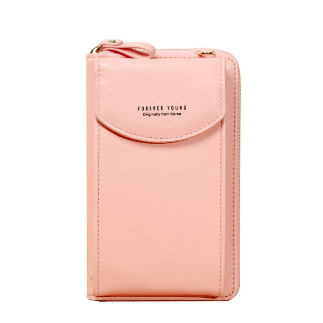 Small Crossbody Small Cell Mobile Phone Girl PU Leather Handbag Shoulder Bag Pouch Purse Purse Women Zipper Flap Phone Bag