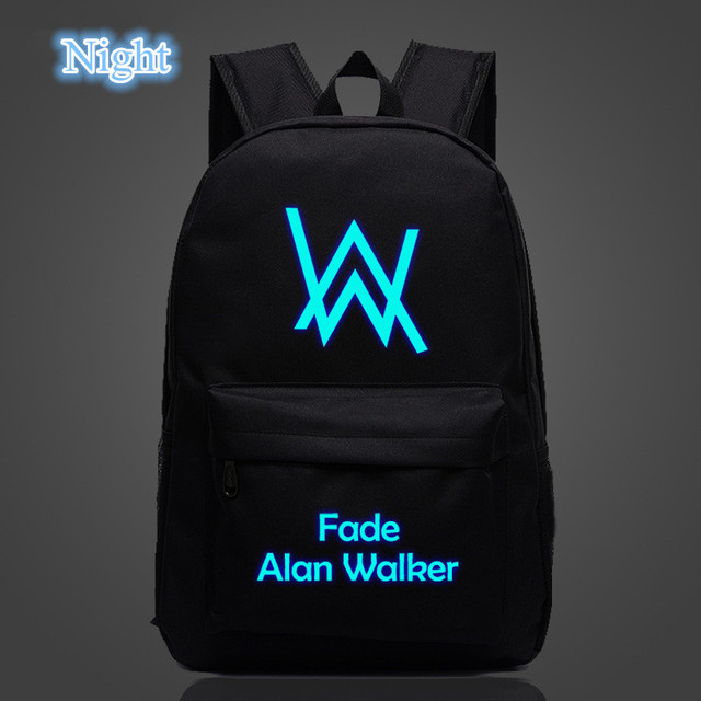 Music DJ Comic Alan Walker Faded Backpack High Quality School Bag Travel Bags For Men And Women