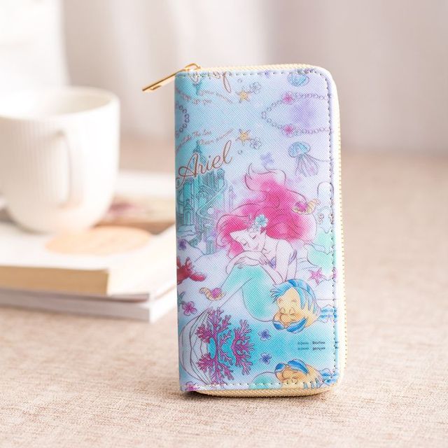 Disney New Cartoon Women's Coin Purse Long Fashion Women's Wallet Multiple Card Slot Large Capacity Popular Girl Luxury Coin Purse