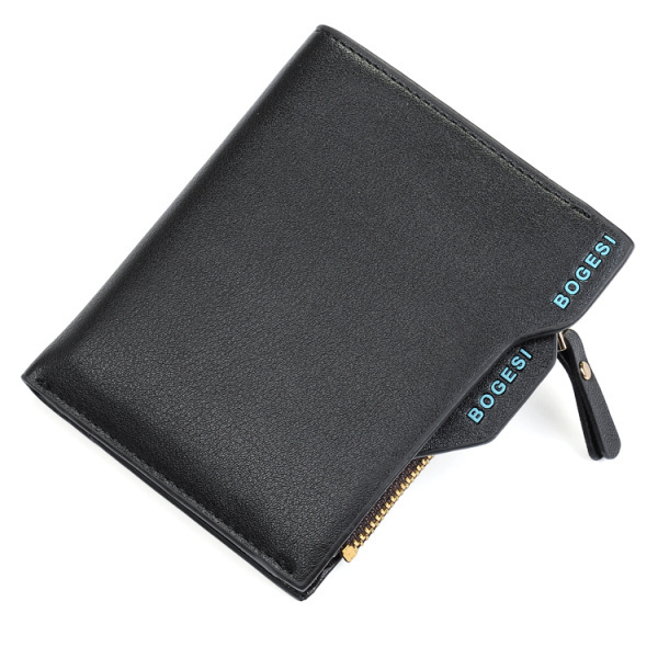 Bogesi - Men's Zipper Wallet, Men's Zipper Wallet, Famous Brand Small Wallet