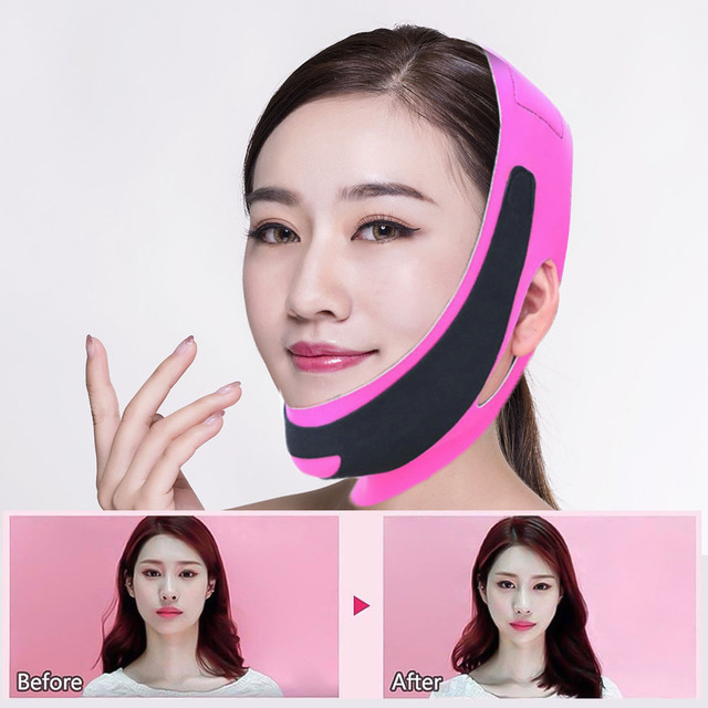 V-Shape Lifting Belt Women Chin Slimming Lifting Mask Anti-Wrinkle Face Strap