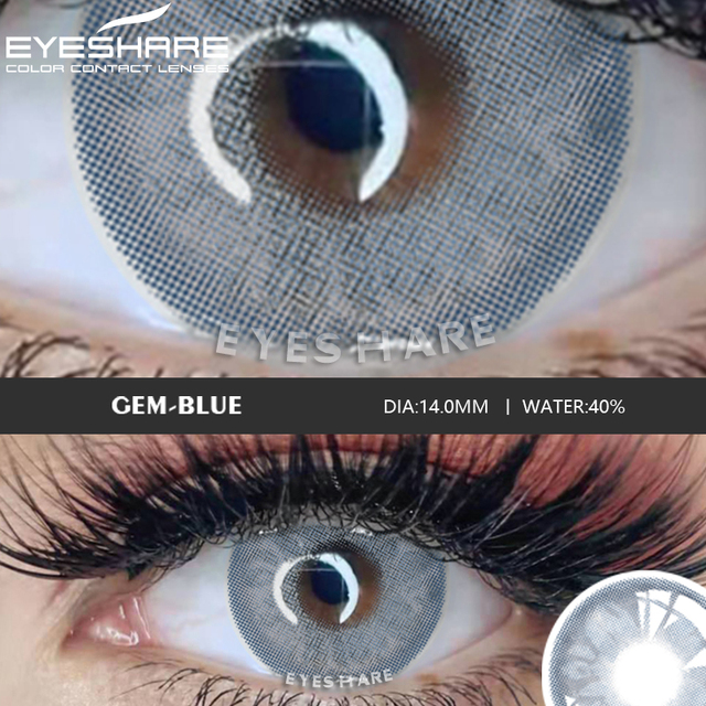 EYESHARE عدسات عين لاصقة 2 قطعة/زوج المنزلي GlassBall عدسات لاصقة ملونة العين مستحضرات تجميلية ملونة عدسات لاصقة ملونة الجمال العين ماكياج