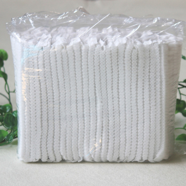 100pcs Disposable Microblading Anti-Dust Non-Woven Hair Caps Permanent Makeup Extensions for Microblading Eyebrow Tattoo