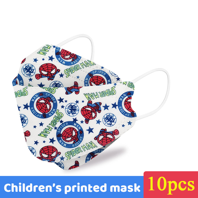 Disney Children Cartoon KN95 Face Mask 4 Layers Dust-proof Reusable Boys Girls Multicolor Collocation Printing FFP2 Mascarillas