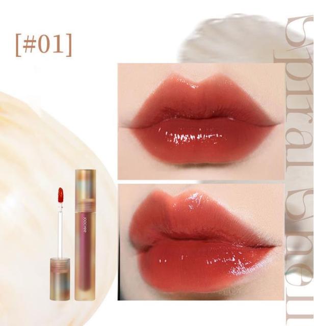 Joocyee Lip Gloss Mirror Effect Women Beauty Cosmetic Lip Glaze Moisturizing Moisturizing Nourishing Lipstick Waterproof