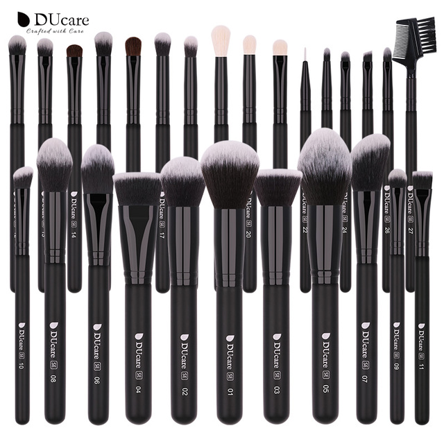 DUcare 8-27 Makeup Brushes Set Synthetic Goat Hair Powder Cosmetic Eyeshadow Foundation Blush Blending Makeup Brush Maquiagem