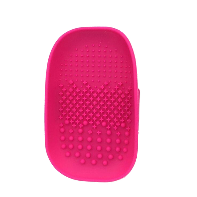 1pc Silicone Makeup Brush Cleaning Mat Cosmetic Brush Cleaner Palette Scrub Professional Makeup Brush Washing Pad Tools