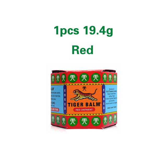 100% Original Tiger Balm Red White Rub Lotion Muscle Pain Relieving Relief Plaster Relaxing Balm Joint Pain Massage Ointment Medical