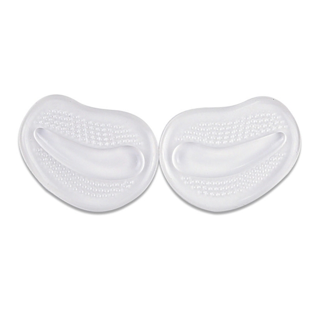 D2TA 1 Pair High Heel Soft Silicone Gel Cushions Anti-Slip Insoles Forefoot Shoe Foot Pad