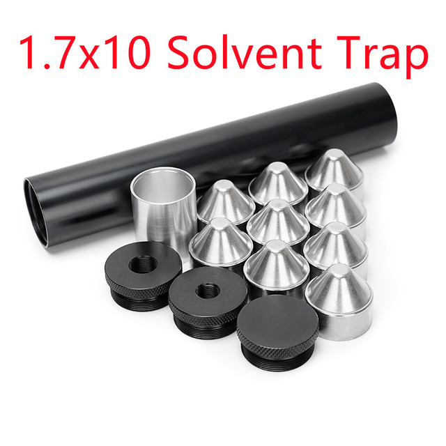 1.7x10''l, 1.45x7''l, 1.05x7''l, 1.05x6''l Cone Cups Stainless Steel Solvent Cleaning Tube With End Caps 1/2x28+5/8x24 .22 308 9mm