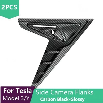 Tesla Model 3 Model Y 2022 Camera Wings Car Side Wing Panel Cover Spoiler Dust Cover Decoration Accessories Modification