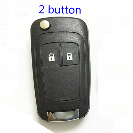 Parkifon - Flip Case with Uncut Key Blade, Car Key Cover Fit for Chevrolet Cruze, 2, 3, 4 and 5 Buttons