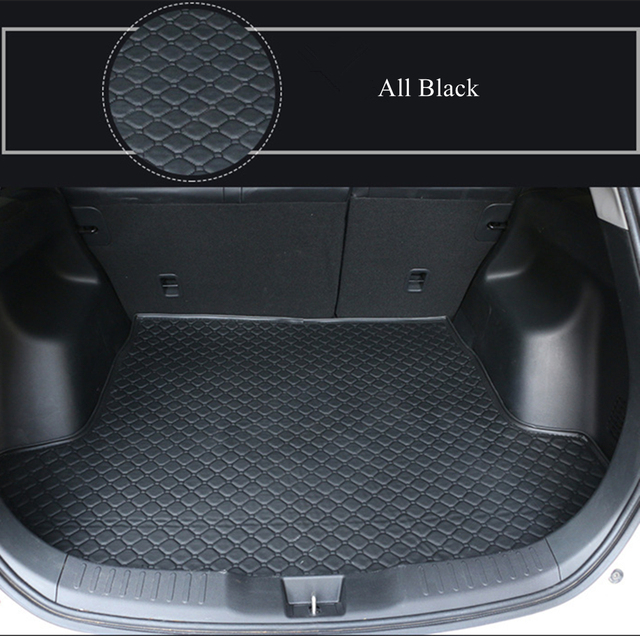 Sengayer Car Trunk Mat Waterproof Auto Tail Boot Carpet Flat Side Cargo Carpet Liner Fit For Peugeot 3008 2013 2014 15-2017