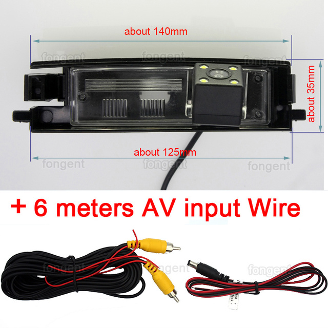 170 Degree AHD 1920x1080P Auto Special Rear View Back Up Camera For Toyota RAV4 RAV-4 2012 2011 2010 2009 2008 2007 2006 Car