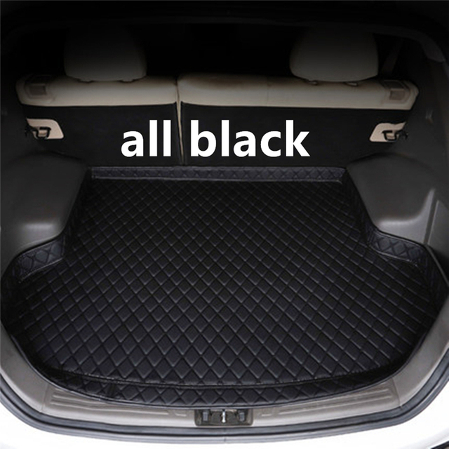 Sengayer Car Trunk Mat All Weather Auto Tail Boot Luggage Pad Carpet High Side Cargo Liner Fit For Nissan Qashqai 2008 2009-2021