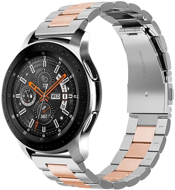 22mm Metal Strap for Samsung Galaxy Watch 3 45mm/Huawei Watch 3 GT3/Amazfit GTR Stainless Steel Strap for 20mm Galaxy Watch 4