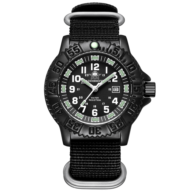 Addies-Men's Military Quartz Watch Sport Watch 50m Water Resistant Ultra Luminous Outdoor