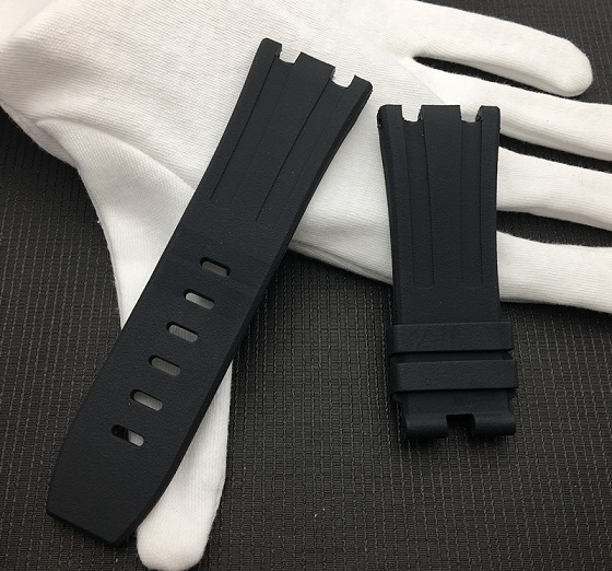 28mm Black Blue 15703 Nature Rubber Silicone Watchband Men Watch Strap Band for AP Watch Audemars & Piguet Strap Logo Tools