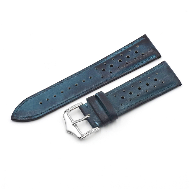 Onthelevel 18mm 20mm 22mm 24mm Genuine Leather Watch Strap Bands Black Blue Brown Multicolor High Quality Men's Watch Band